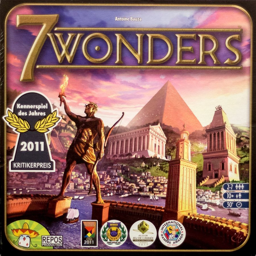 Caja del juego de mesa 7 Wonders