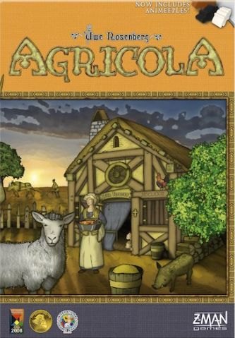 Caja del juego de mesa Agricola