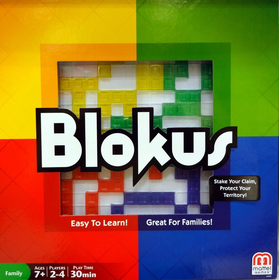 Caja del juego de mesa Blokus