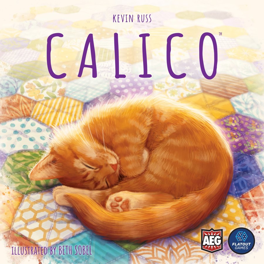 Caja del juego de mesa Calico