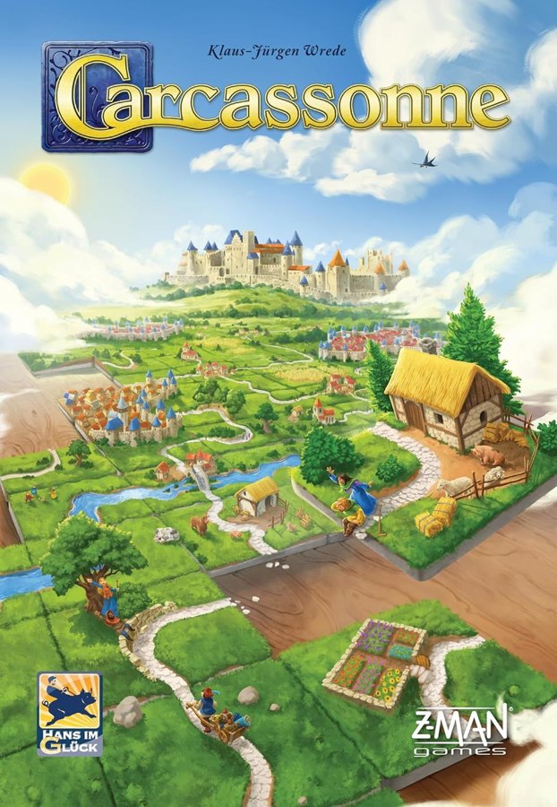 Caja del juego de mesa Carcassonne
