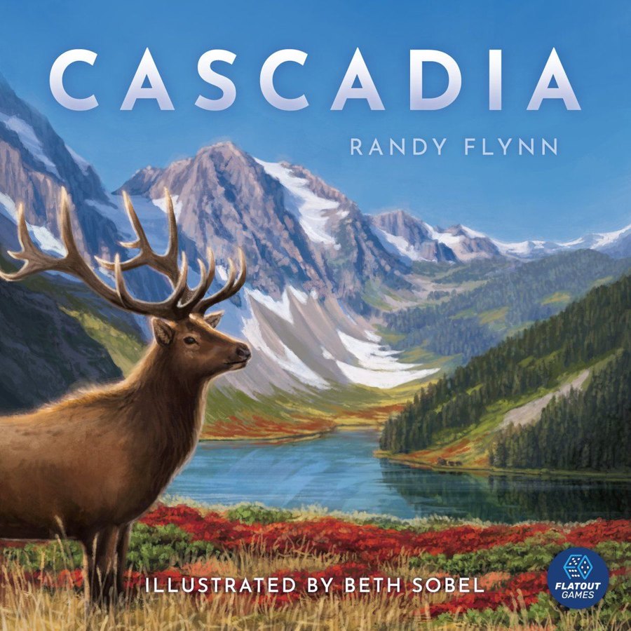 Caja del juego de mesa Cascadia