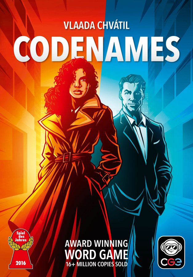 Caja del juego de mesa Codenames