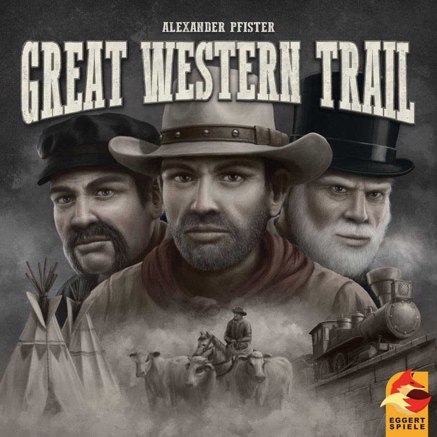 Caja del juego de mesa Great Western Trail