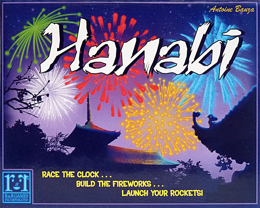 Caja del juego de mesa Hanabi