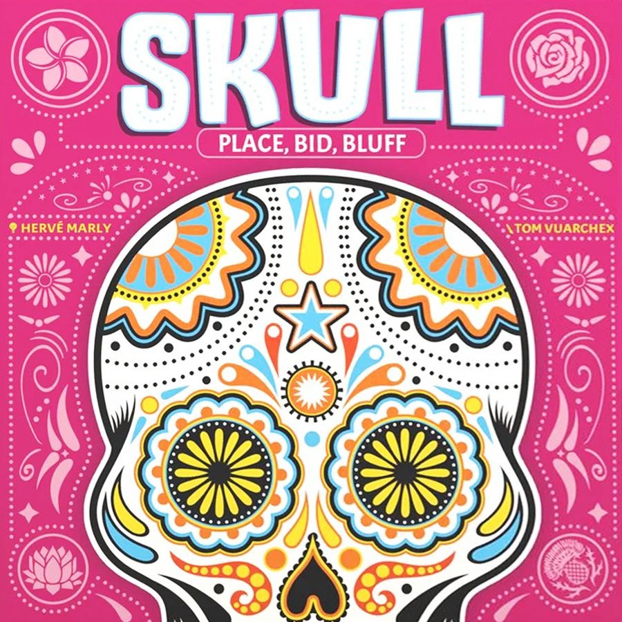 Caja del juego de mesa Skull