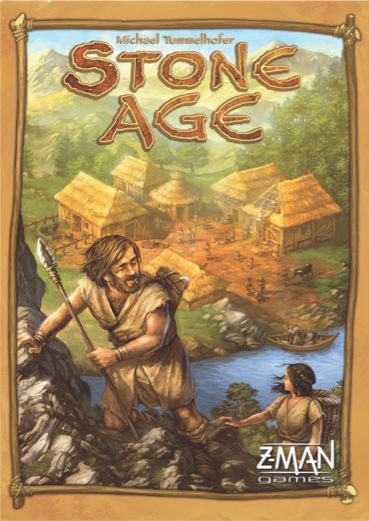 Caja del juego de mesa Stone Age