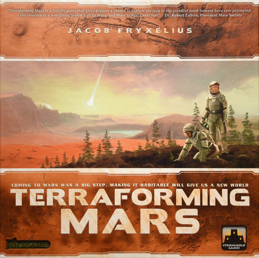 Caja del juego de mesa Terraforming Mars