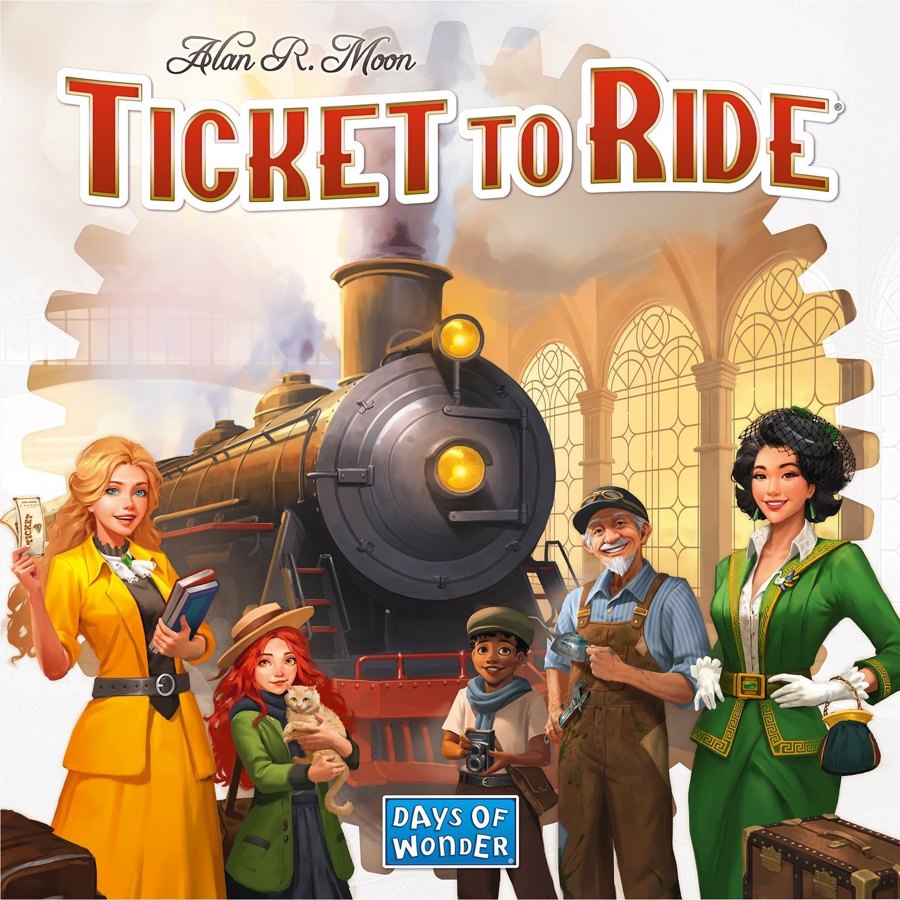 Caja del juego de mesa Ticket to Ride