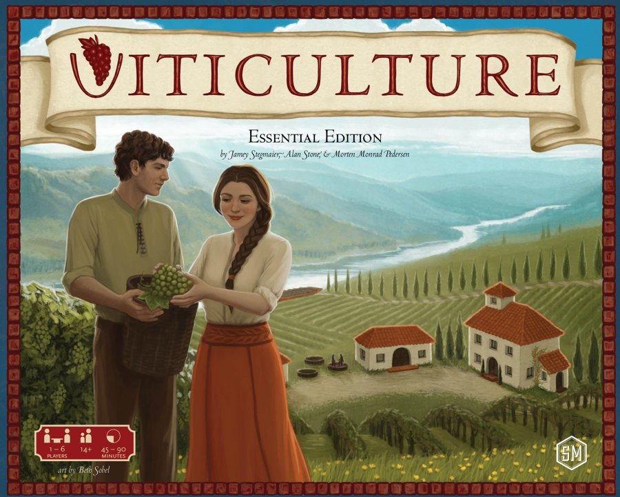 Caja del juego de mesa Viticulture Essential Edition